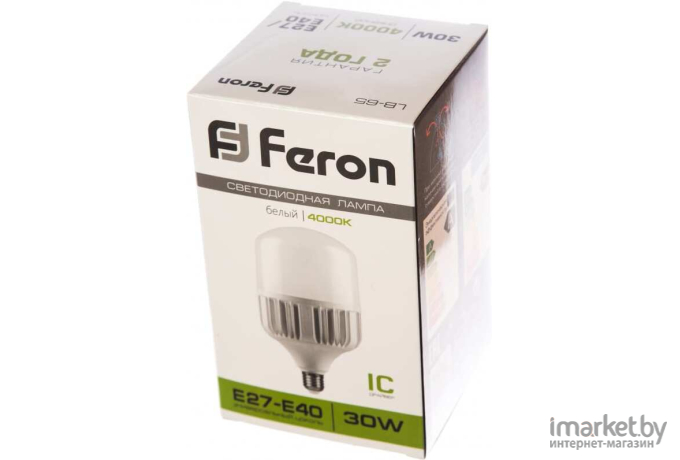  Feron LB-65 (30W) 230V E27 4000K [25818]