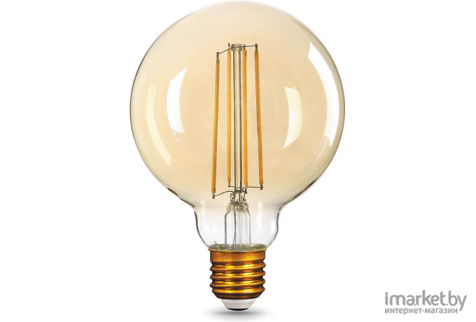  Gauss Лампа Gauss LED Filament G95 E27 8W Golden 740lm 2400К 1/20 [105802008]