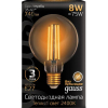  Gauss Лампа Gauss LED Filament G95 E27 8W Golden 740lm 2400К 1/20 [105802008]