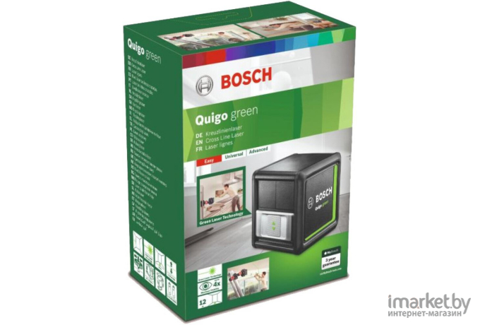 Лазерный нивелир Bosch Quigo + MM2 Green [0603663C00]