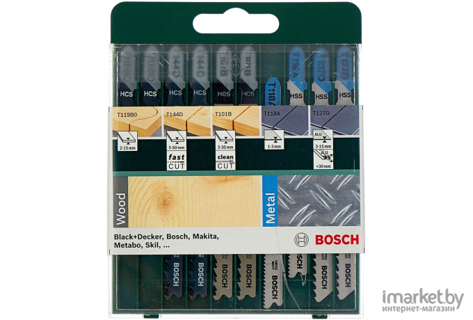 Пилка для лобзика Bosch SET T-ХВ 10 пред [2.609.256.746]