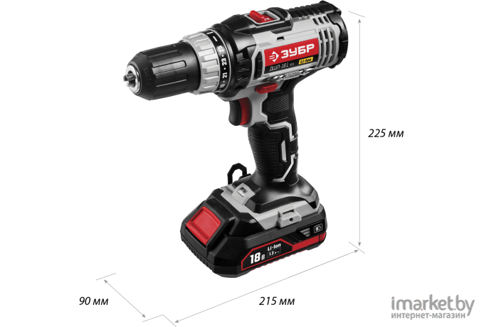 Дрель-шуруповерт Зубр ДШЛ-181 КН
