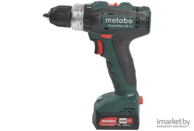 Дрель-шуруповерт Metabo PowerMaxx SB 12 кейс в комплекте [601076500]