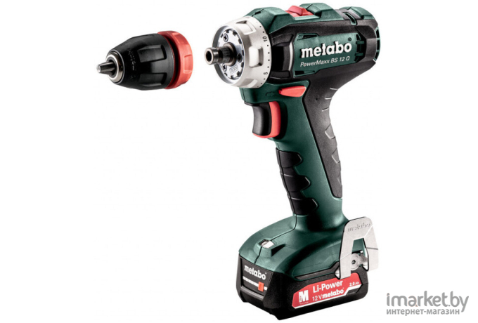 Дрель-шуруповерт Metabo PowerMaxx BS 12 Q кейс в комплекте [601037500]