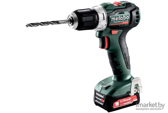 Дрель-шуруповерт Metabo PowerMaxx BS 12 BL кейс в комплекте [601038500]