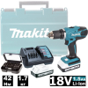 Дрель-шуруповерт Makita DF457DWEX8 кейс в комплекте