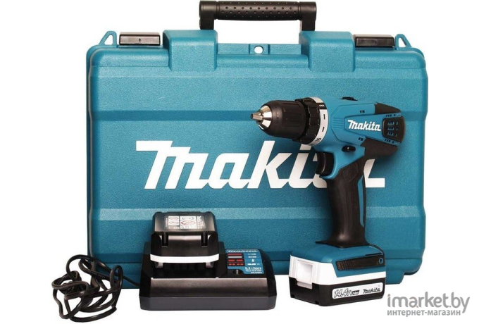 Дрель-шуруповерт Makita DF347DWEX8 кейс в комплекте