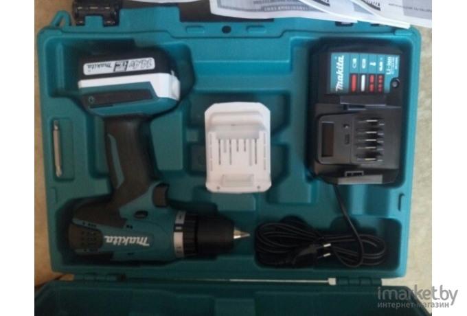 Дрель-шуруповерт Makita DF347DWEX8 кейс в комплекте