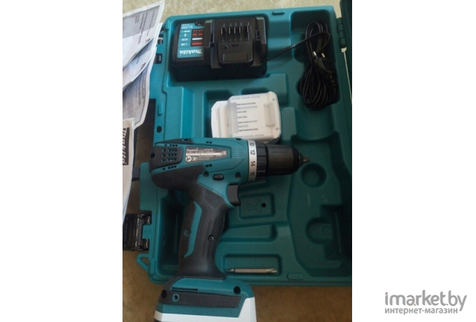 Дрель-шуруповерт Makita DF347DWEX8 кейс в комплекте