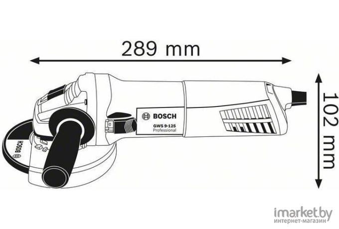 Угловая шлифмашина Bosch GWS 9-125 [0.601.396.022]