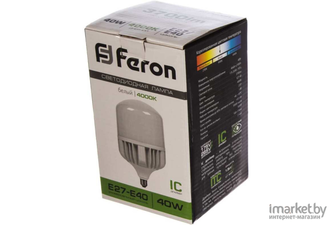  Feron LB-65 (40W) 230V E27 4000K [25819]