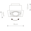 Встраиваемый светильник Nowodvorski Светильник встраиваемый Nowodvorski DOWNLIGHT WHITE I ES 111 9575