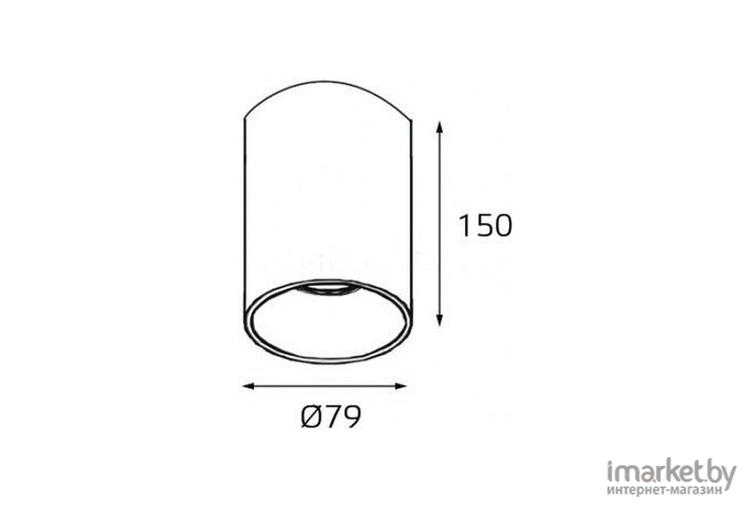 Накладной светильник ITALLINE 202511-11-B черный светильник потолочный [202511-11 BLACK]