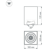 Накладной светильник Arlight Светильник SP-CUBUS-S100x100BK-11W Warm White 40deg [023082]