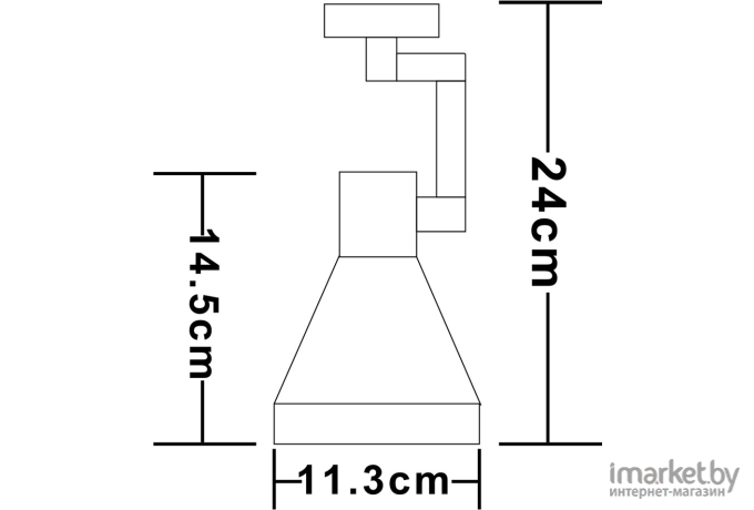 Светильник на шине ARTE Lamp A5108PL-1BK