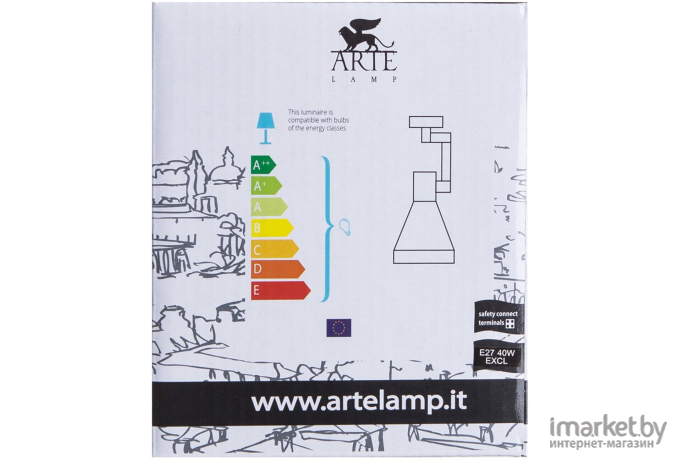 Светильник на шине ARTE Lamp A5108PL-1BK