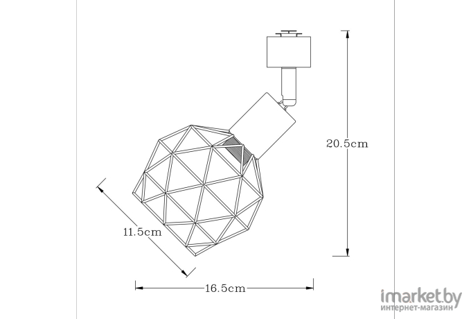 Светильник на шине ARTE Lamp A6141PL-1WH