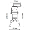 Светильник на шине Novotech 370408 NT19 184 черный Трековый светильник IP20 GU10 50W 220V UFO