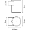 Светильник на шине Novotech 370574 NT19 183 белый Трековый светильник IP20 GU10 50W 220V BATRA