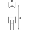  Lightstar 922020 Лампа HAL 220V JC G4 35W RA100 2800K 2000H DIMM, шт