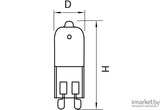  Lightstar 922022*** Лампа HAL 220V JC G9 25W CL RA100 2800K 2000H DIMM, шт