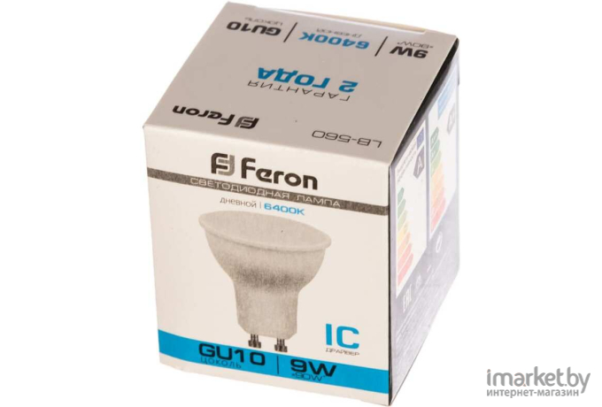  Feron LB-560 (9W) 230V GU10 6400K MR16 [25844]