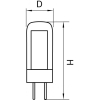  Lightstar 940402  Лампа LED 12V JC G4 3W=30W 150±30LM 360G 3000K 20000H, шт