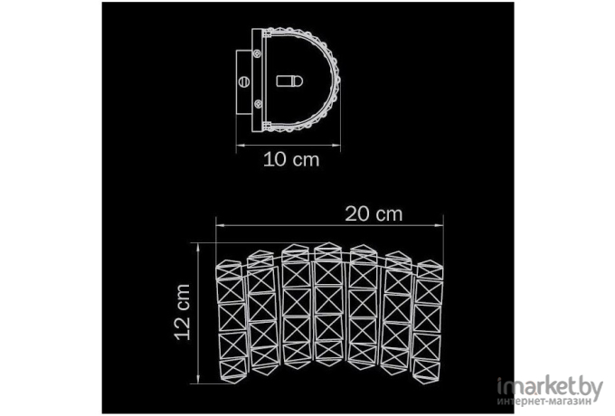 Бра Lightstar 741624 (9287/2W) Бра ONDA 2х40W G9 ХРОМ, шт