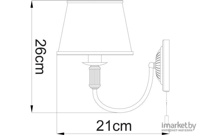 Бра ARTE Lamp A3579AP-1AB