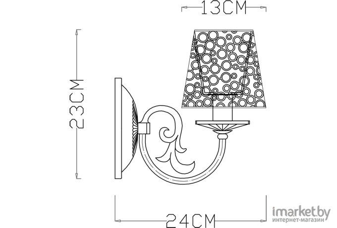 Бра ARTE Lamp A5468AP-1WG