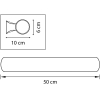 Бра Lightstar 801833 (MB338-3GL) СВЕТИЛЬНИК НАСТЕННЫЙ BLANDA 3Х40W E14 БЕЛЫЙ/ЗОЛОТО