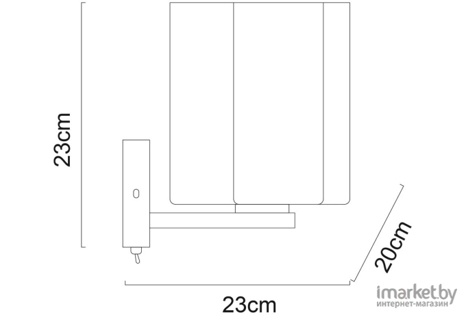 Бра ARTE Lamp A3479AP-1CC