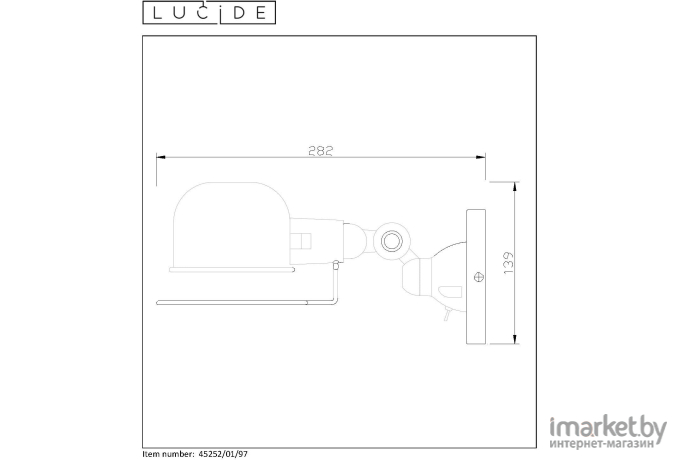 Бра LUCIDE 45252/01/97