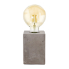  EGLO Настольная лампа PRESTWICK, 1х60W (E27), 90х90, H130, керамика, серый [49812]