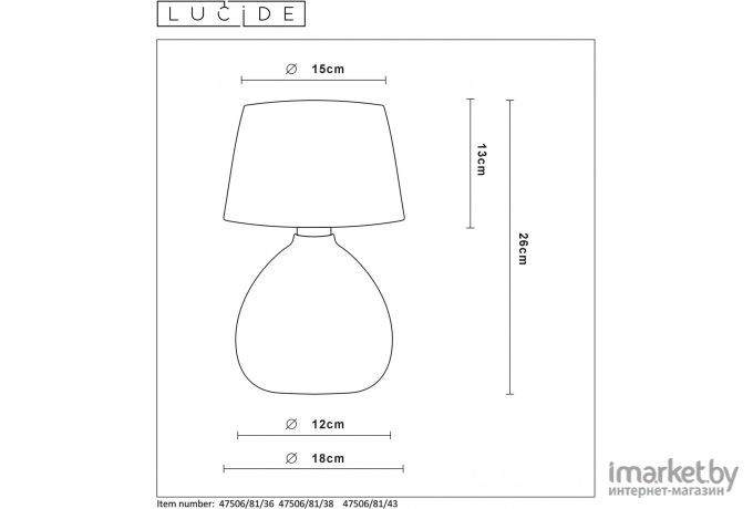  LUCIDE 47506/81/36