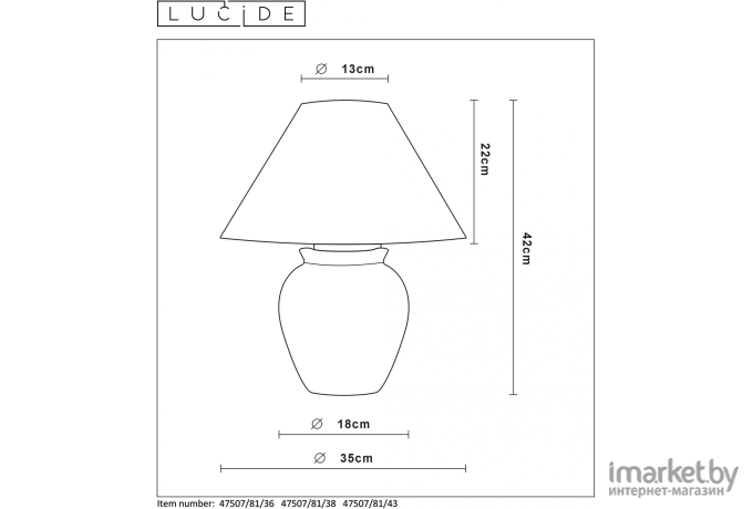  LUCIDE 47507/81/36