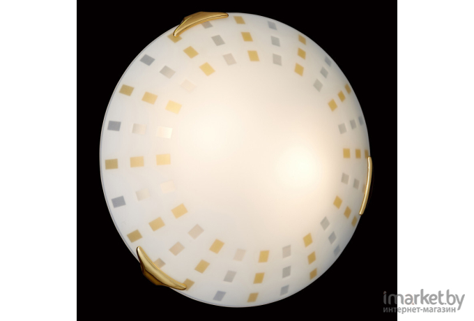 Потолочный светильник Sonex 262 SN 096 св-к QUADRO WHITE стекло E27 2*100Вт D400