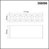 Потолочный светильник Novotech 358096 NT19 000 черный Светильник Троффер IP20 LED 4000K 6W 24V RATIO