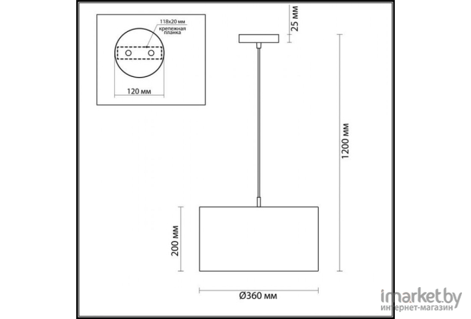 Потолочный подвесной светильник LUMION 3745/2 LN19 043 никель Подвес E27 2*60W 220V NIKKI