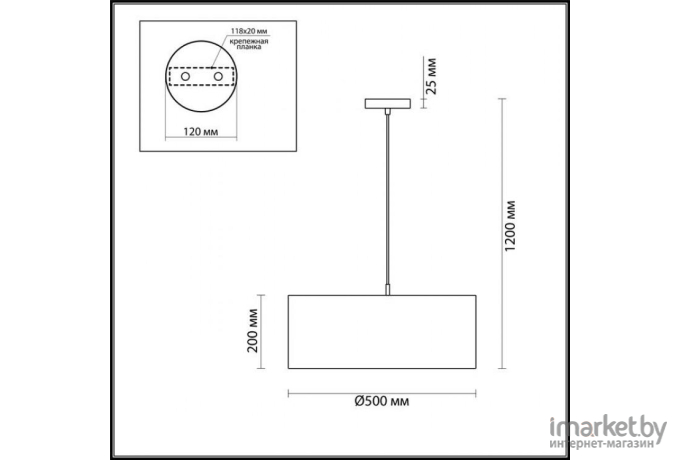 Потолочный подвесной светильник LUMION 3745/2 LN19 043 никель Подвес E27 2*60W 220V NIKKI