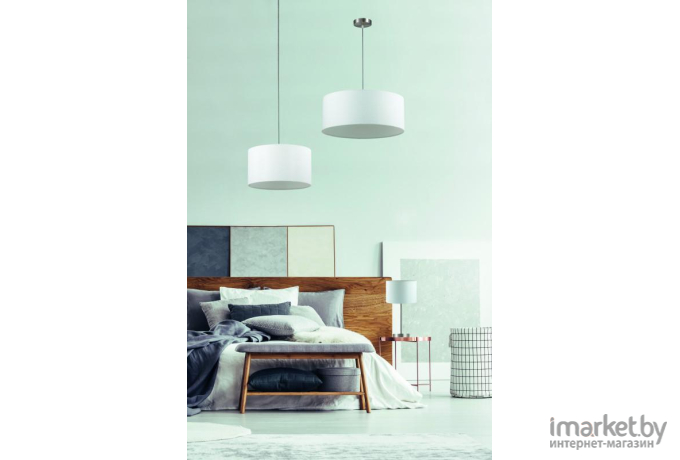 Потолочный подвесной светильник LUMION 3745/2 LN19 043 никель Подвес E27 2*60W 220V NIKKI