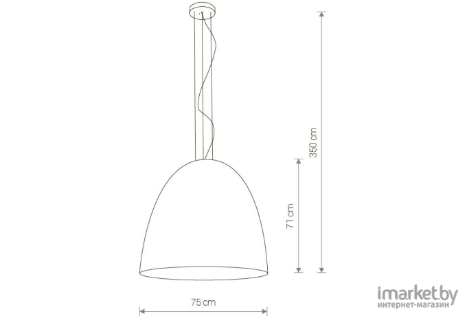 Потолочный подвесной светильник Nowodvorski Светильник подвесной Nowodvorski EGG XL 9025