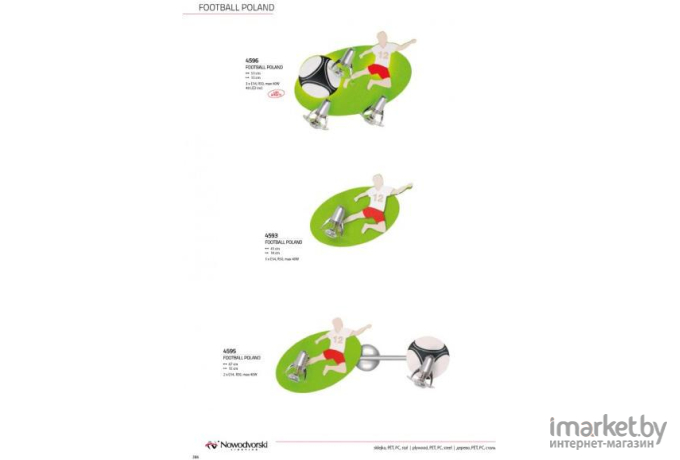  Nowodvorski Светильник настенный Nowodvorski FOOTBALL POLAND III 4596