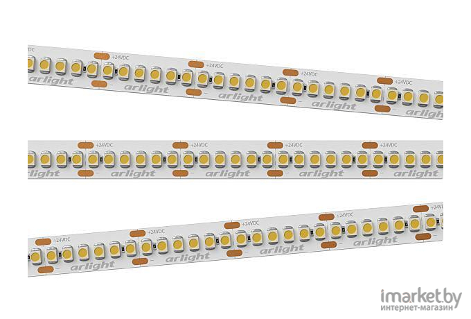  Arlight Лента RT 6-3528-240 24V Warm2700 4х (1200 LED) [017428]