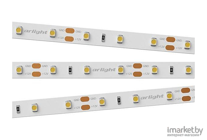  Arlight Лента RT 2-5000 12V Warm3000 (3528, 300 LED, LUX) [024092(B)]