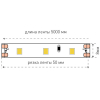  SWG Лента светодиодная стандарт 2835, 60 LED/м, 6,3 Вт/м, 12В , IP20, Цвет: Теплый белый [SWG260-12-6.3-WW]