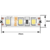  SWG Лента светодиодная стандарт 2835, 120 LED/м, 9,6 Вт/м, 12В , IP65, Цвет: Холодный белый [SWG2120-12-9.6-W-65]