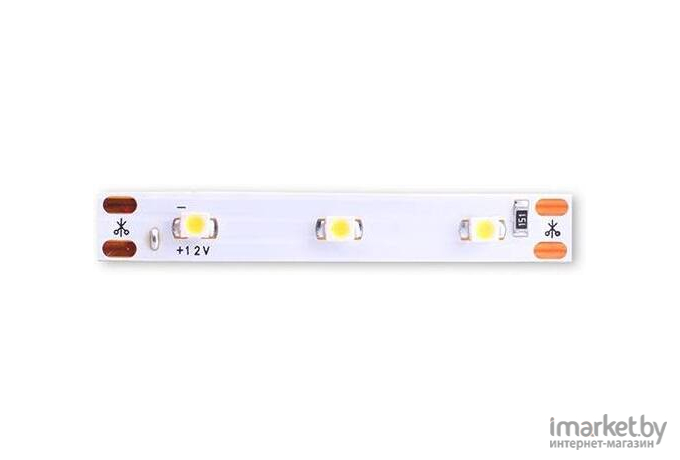  SWG Лента светодиодная стандарт 3528, 60 LED/м, 4,8 Вт/м, 12В , IP20, Цвет: Теплый белый [SWG360-12-4.8-WW]
