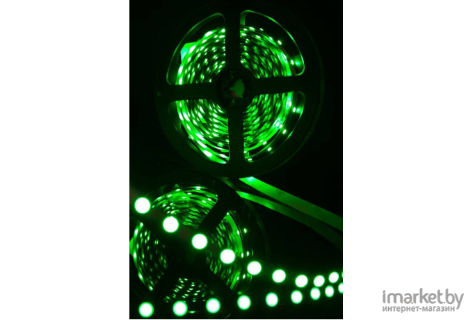  SWG Лента светодиодная стандарт 3528, 60 LED/м, 4,8 Вт/м, 12В , IP20, Цвет: Зеленый [SWG360-12-4.8-G]