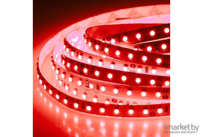  Arlight Лента RT 2-5000 24V Red 2х (3528, 600 LED, LUX) [008781(B)]